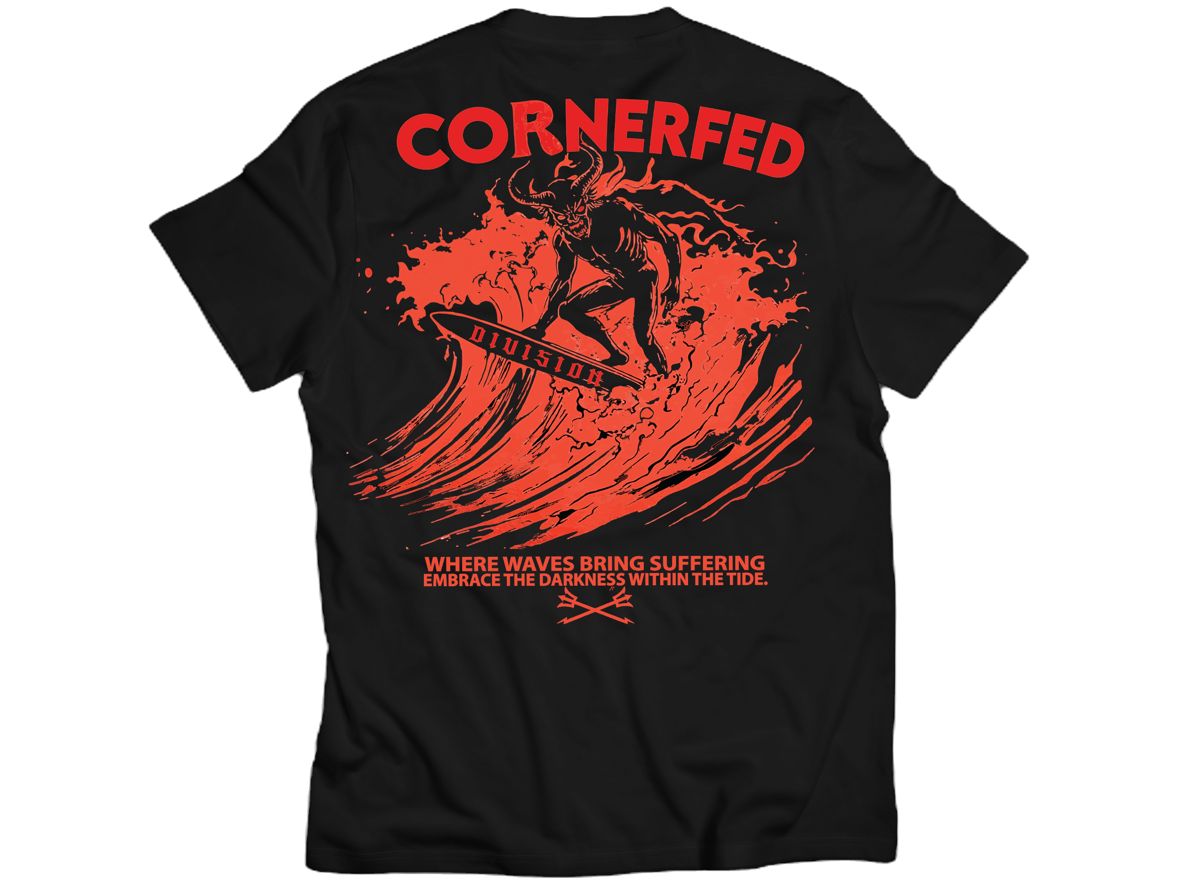 Darkness within the tide "Back" Graphic Tee image 0