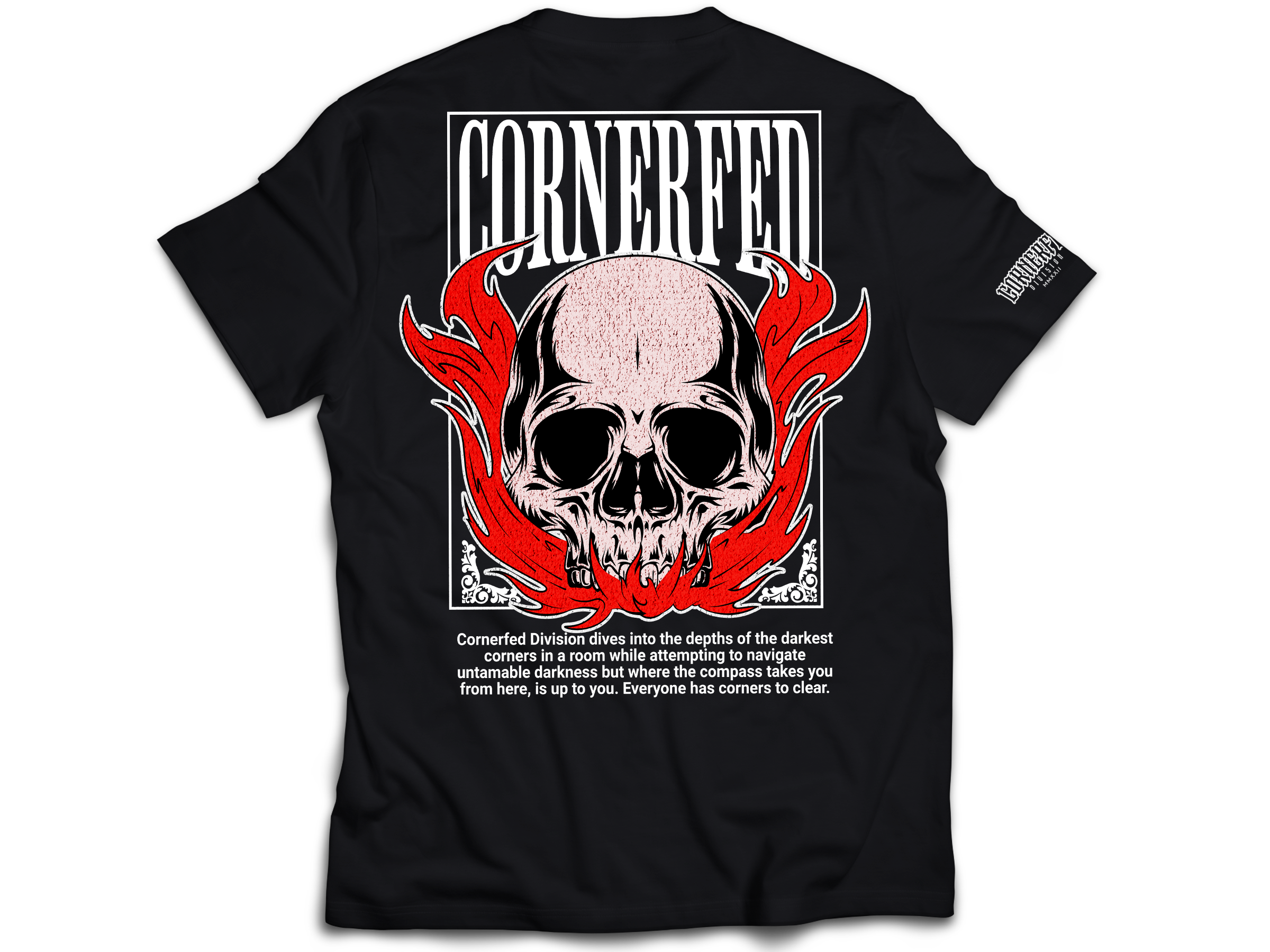 "Flame in Darkness" Graphic Tee image 2