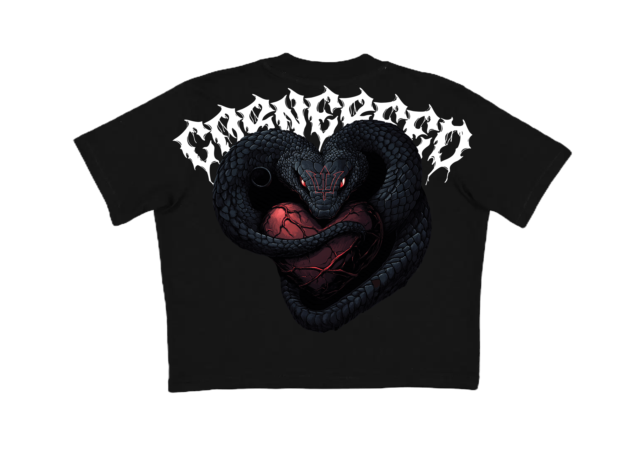 "Venomous Heart" - Women's Crop image 0